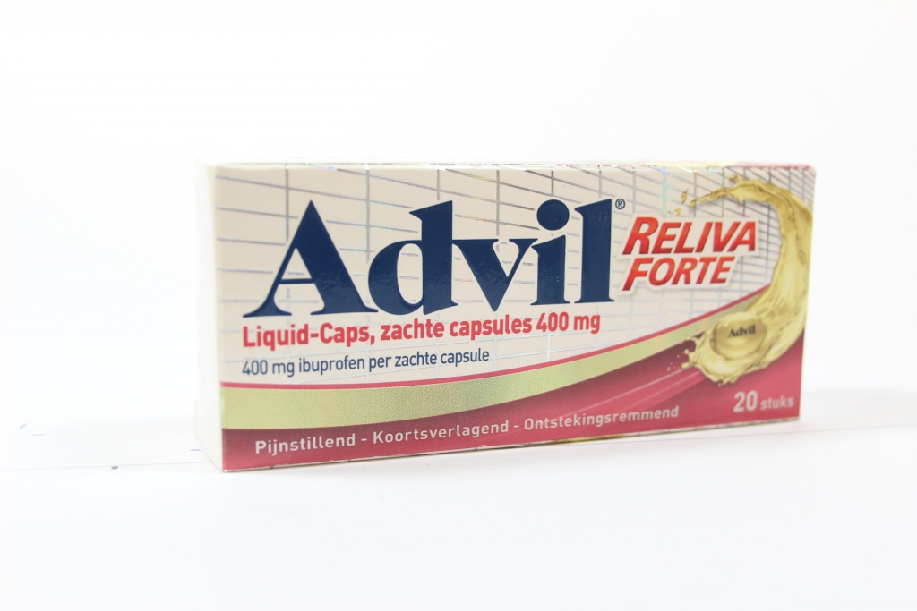 Advil Reliva Forte 400mg (20 zachte capsules) – De Groene Luifel – Webshop