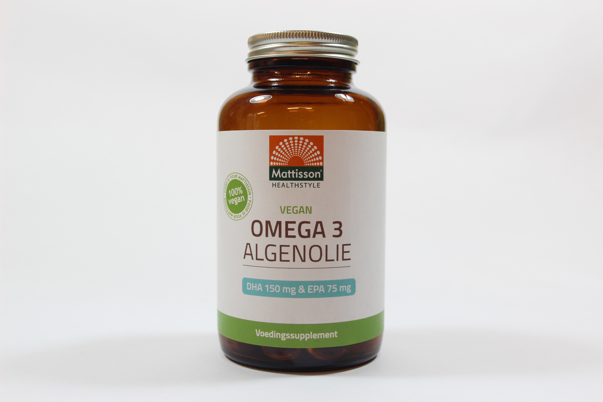 Vegan Omega 3 Algenolie (180 vcapsules) De Groene Luifel
