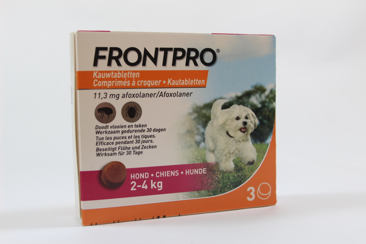 Frontpro kauwtabletten hond 2-4kg (3 tabletten) - De Groene Luifel ...