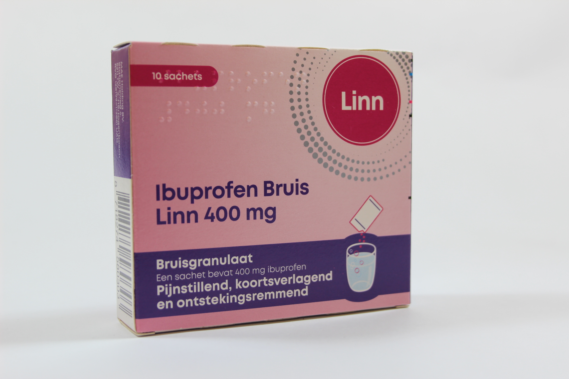 Linn Ibuprofen Bruis 400mg (10 sachets) De Groene Luifel